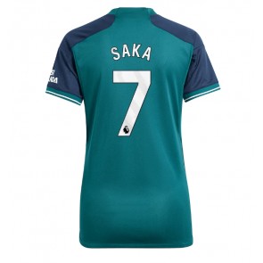 Arsenal Bukayo Saka #7 Replica Third Stadium Shirt for Women 2023-24 Short Sleeve